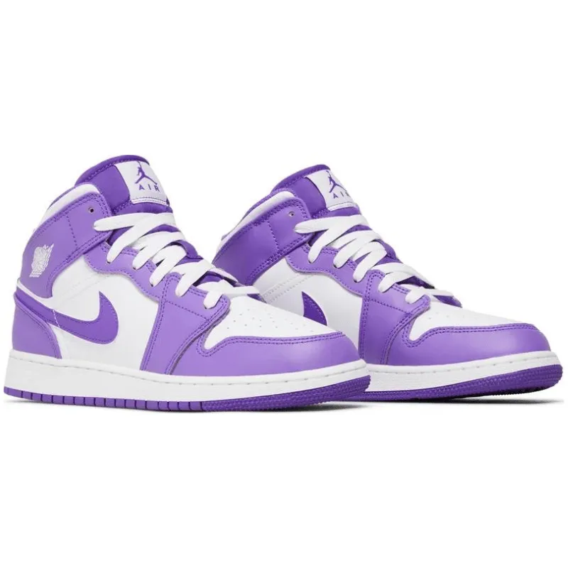 Jordan 1 Mid Purple Venom (GS)