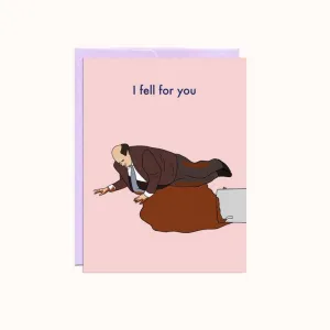 Kevin Fell For You | Valentine's Card | Party Mountain Paper co.