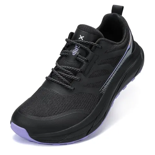Kricely Men's Trail Running Shoes Wide Toe Box Shoes for Men Walking Sneakers Breathable Lightweight Zero Drop Fashion Sneakers