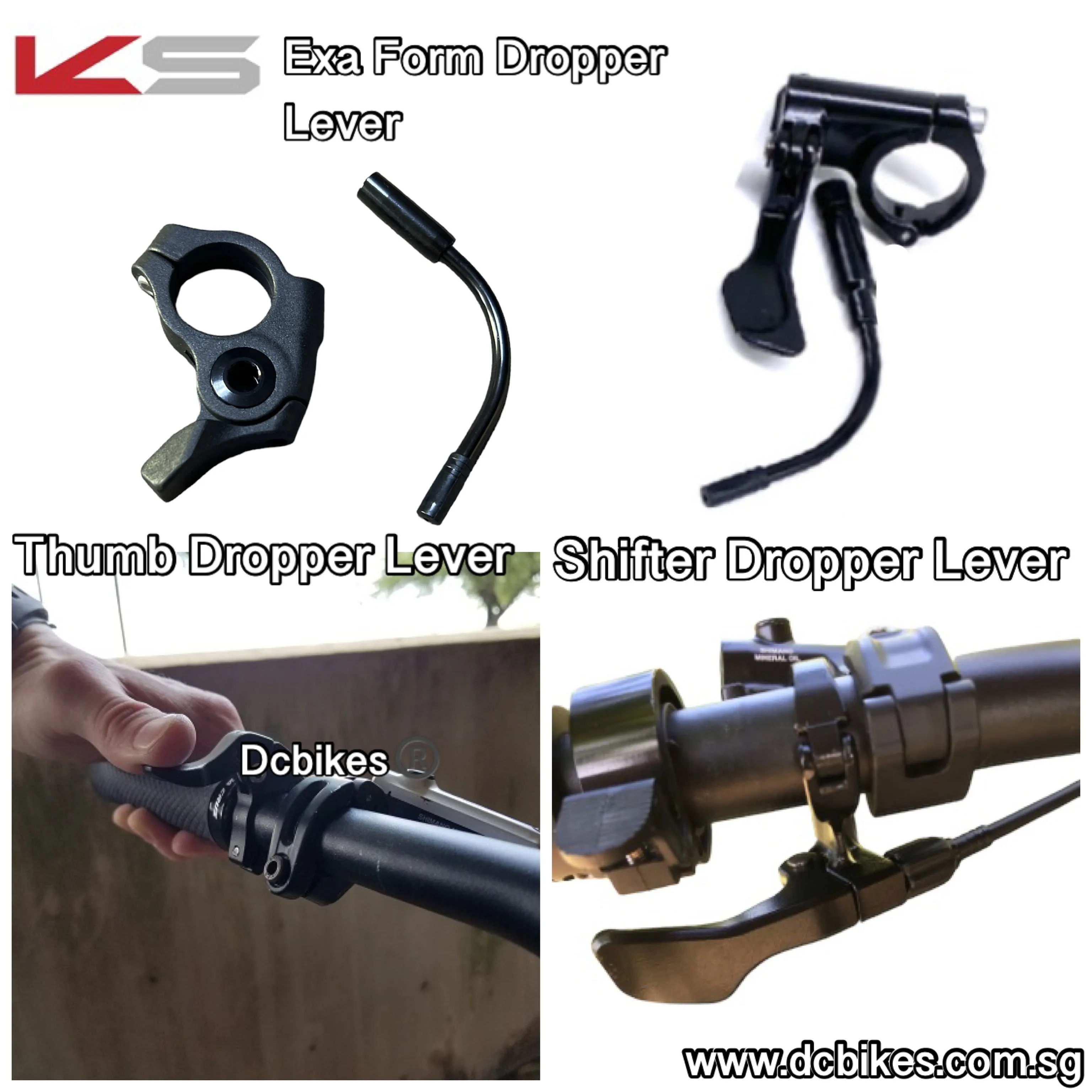 KS | Kind Shock EXA Form Dropper Seat Post Left Remote Lever