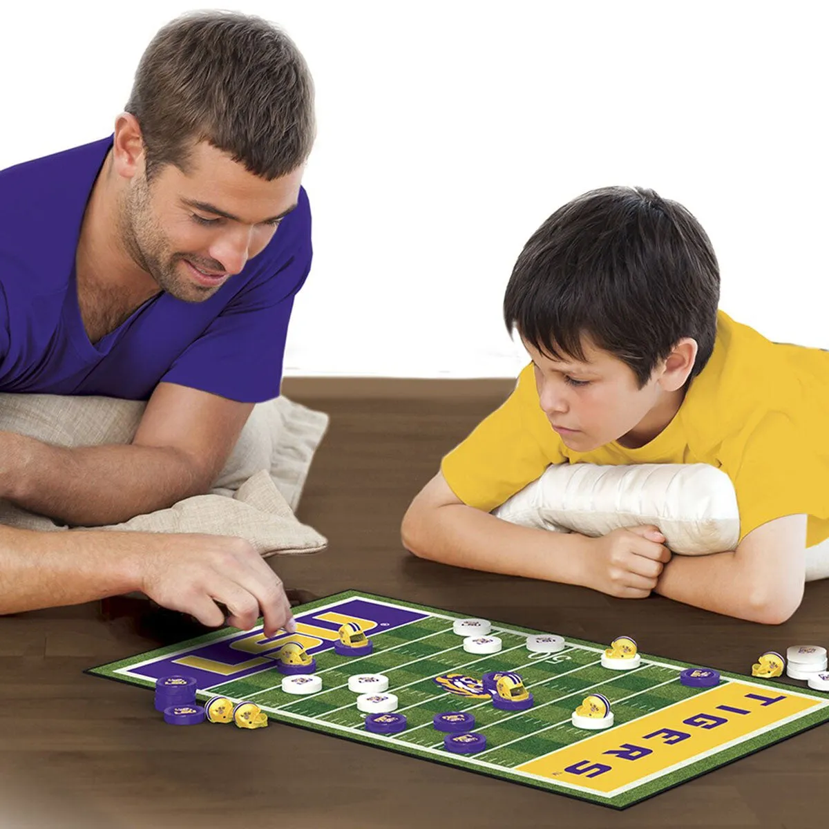 LSU Checkers Board Game