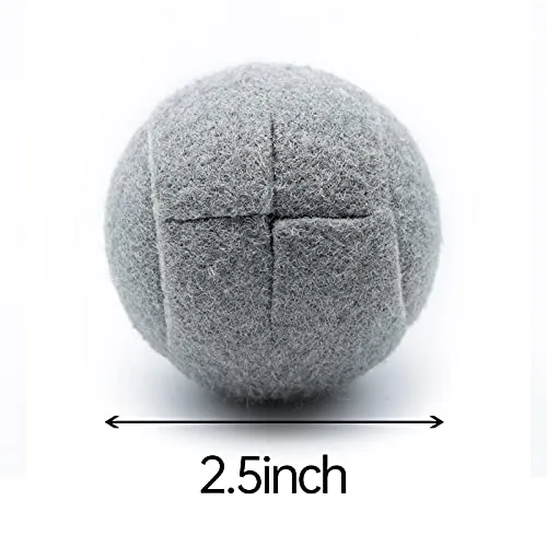 Magicorange 20 PCS Precut Walker Tennis Balls for Walker/Furniture Legs Floor Protection, Heavy Duty Long Lasting Felt Pad Glide Coverings (Grey)