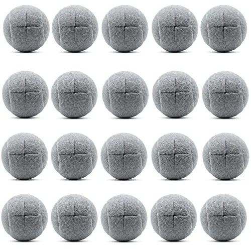 Magicorange 20 PCS Precut Walker Tennis Balls for Walker/Furniture Legs Floor Protection, Heavy Duty Long Lasting Felt Pad Glide Coverings (Grey)