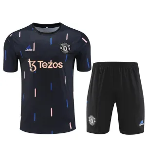 Manchester United Short Sleeve Training Suit For Men T-shirt/short