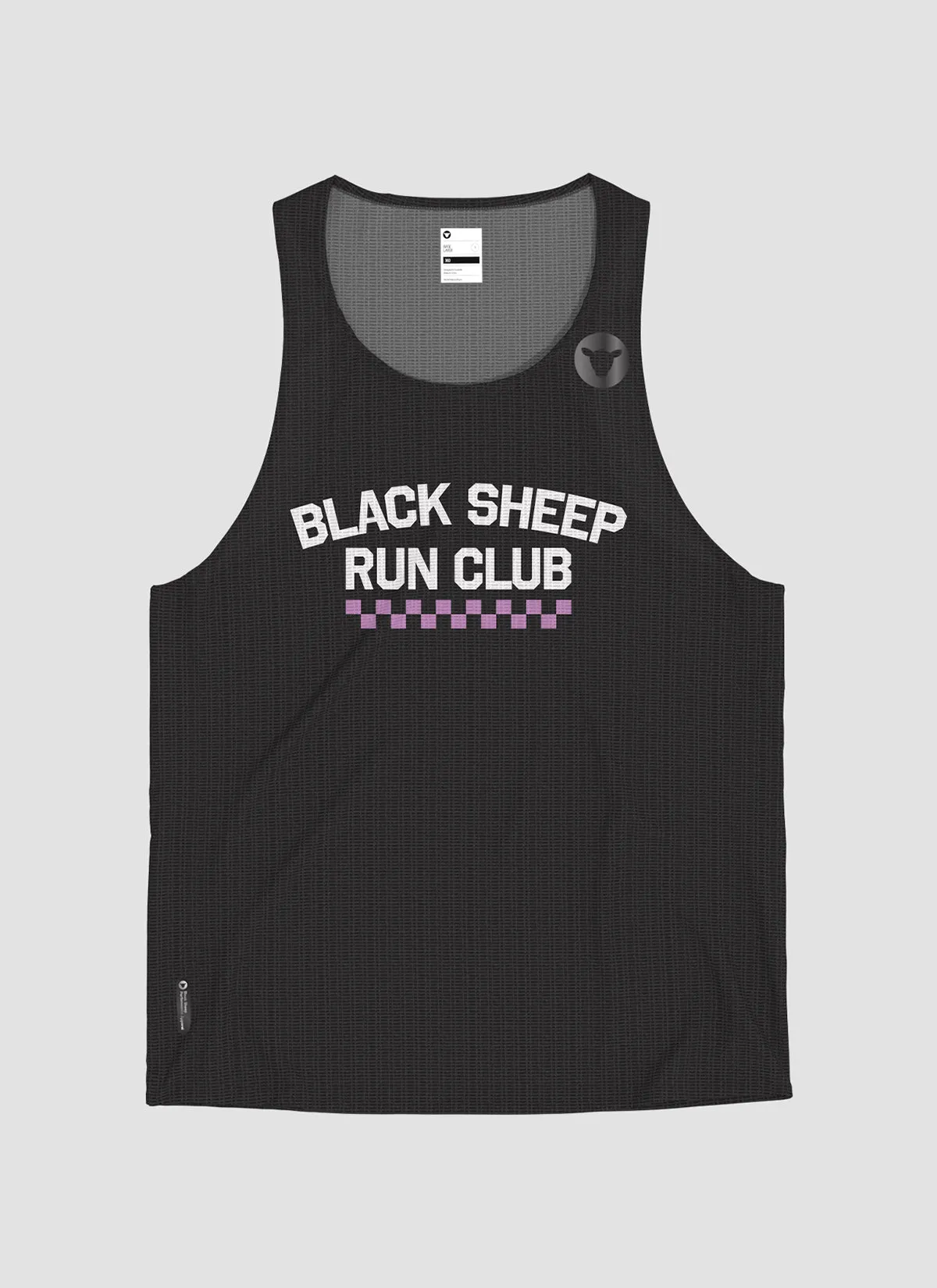 Men's Fly Singlet - Run Club Black