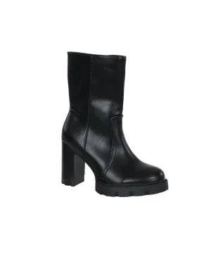 Mid Calf Platform Boots