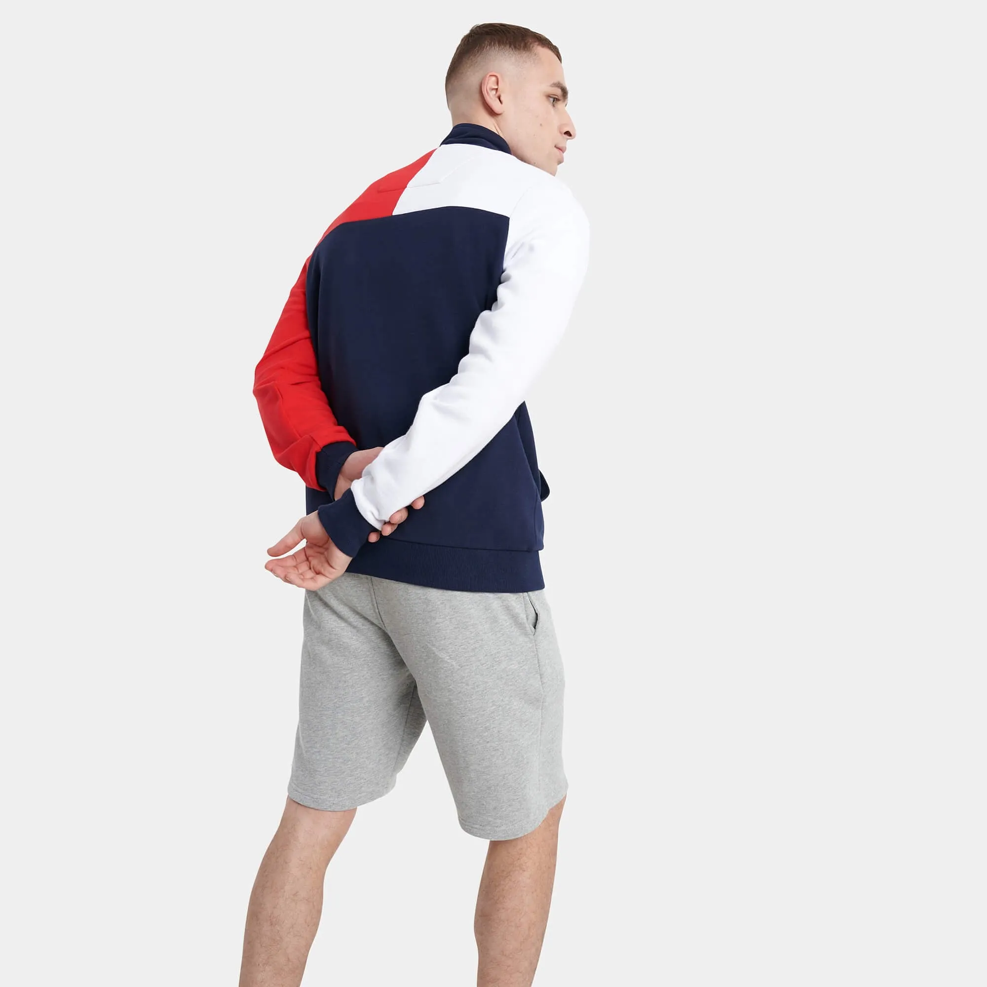 Mikina na 1/4 zips Nautica Dahlia Top tmavomodrá/červená/biela