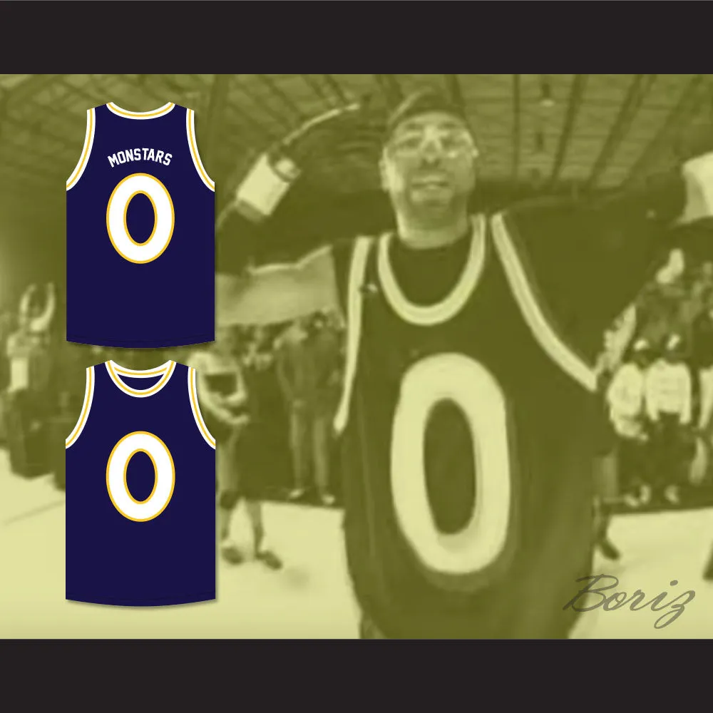 Monstars 0 Monstars Dark Blue Basketball Jersey Hit Em High