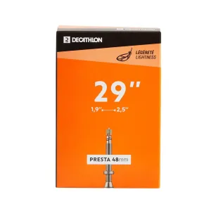 Mountain Bike Inner Tube 29x1.9-2.5 Presta 48 Light