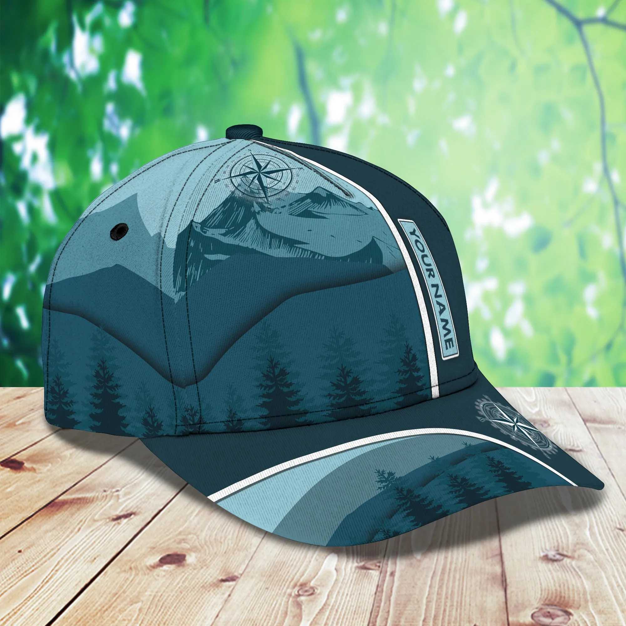 Mountain - Personalized Name Cap - Dp98 - Dp370