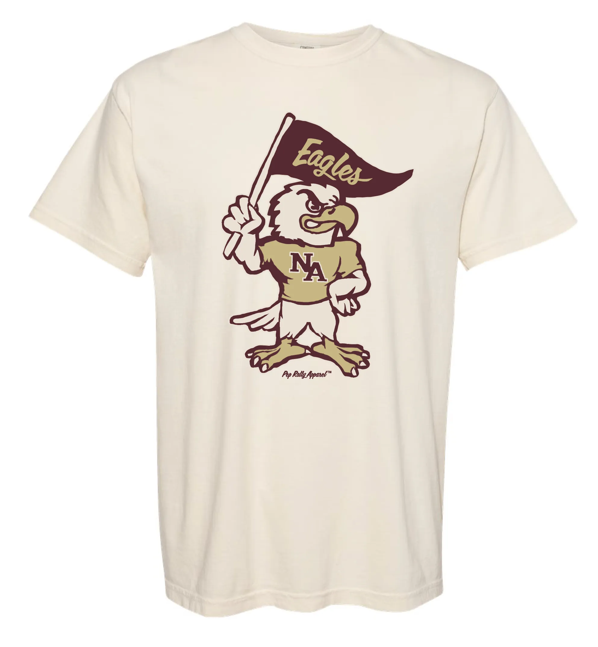 NEW ALBANY RETRO EAGLE IVORY TEE