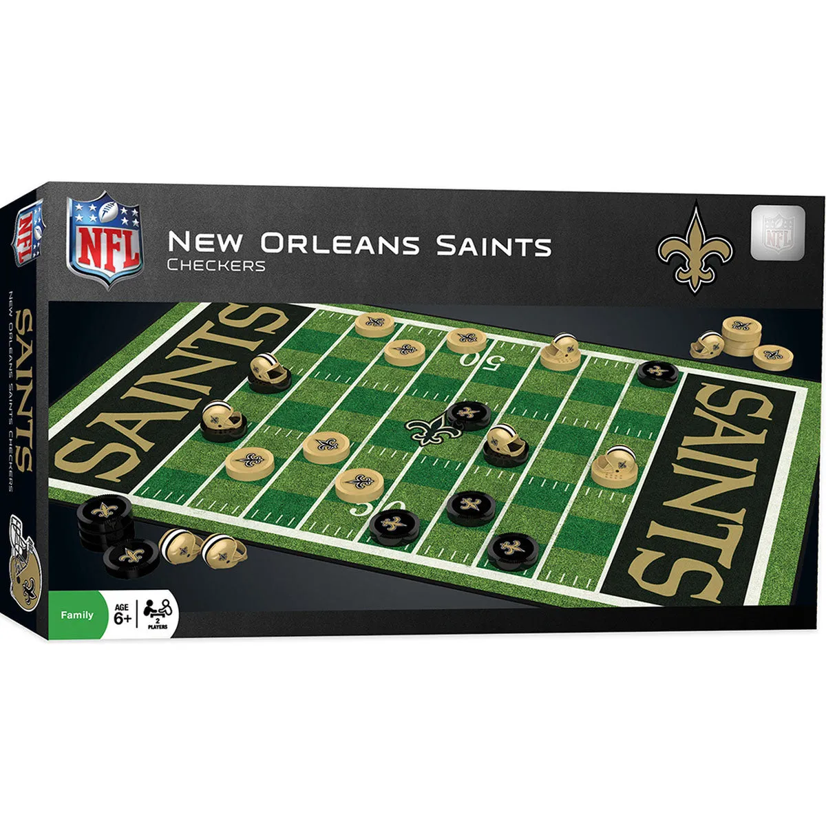 New Orleans Saints Checkers Board Game