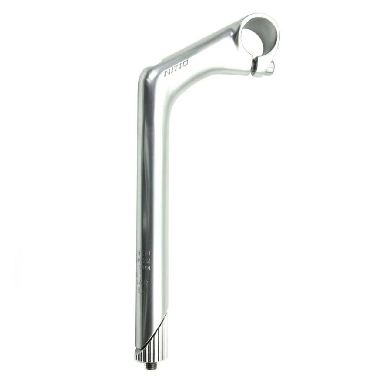 Nitto Periscopa FU-82DX Anodised Silver Stem | 25.4mm x 190mm