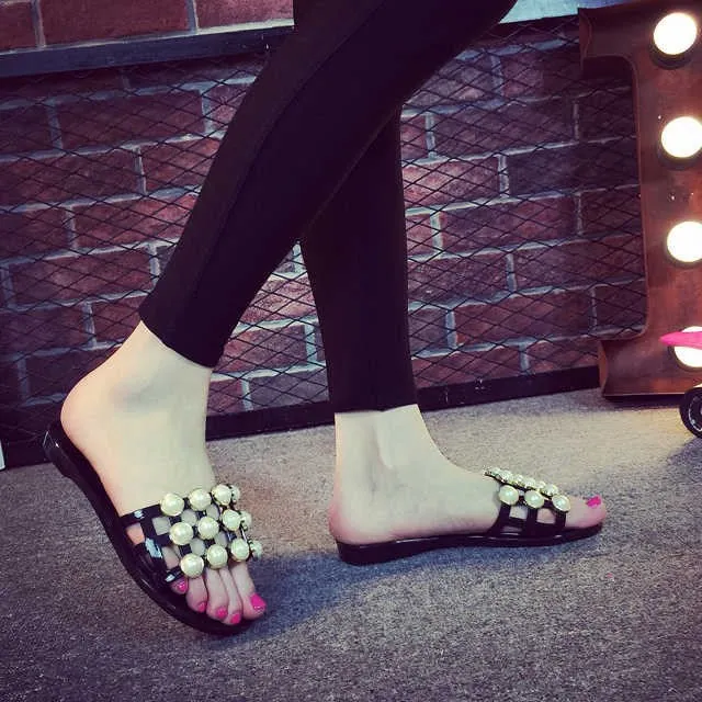 Non-slip pearl women's Slipper