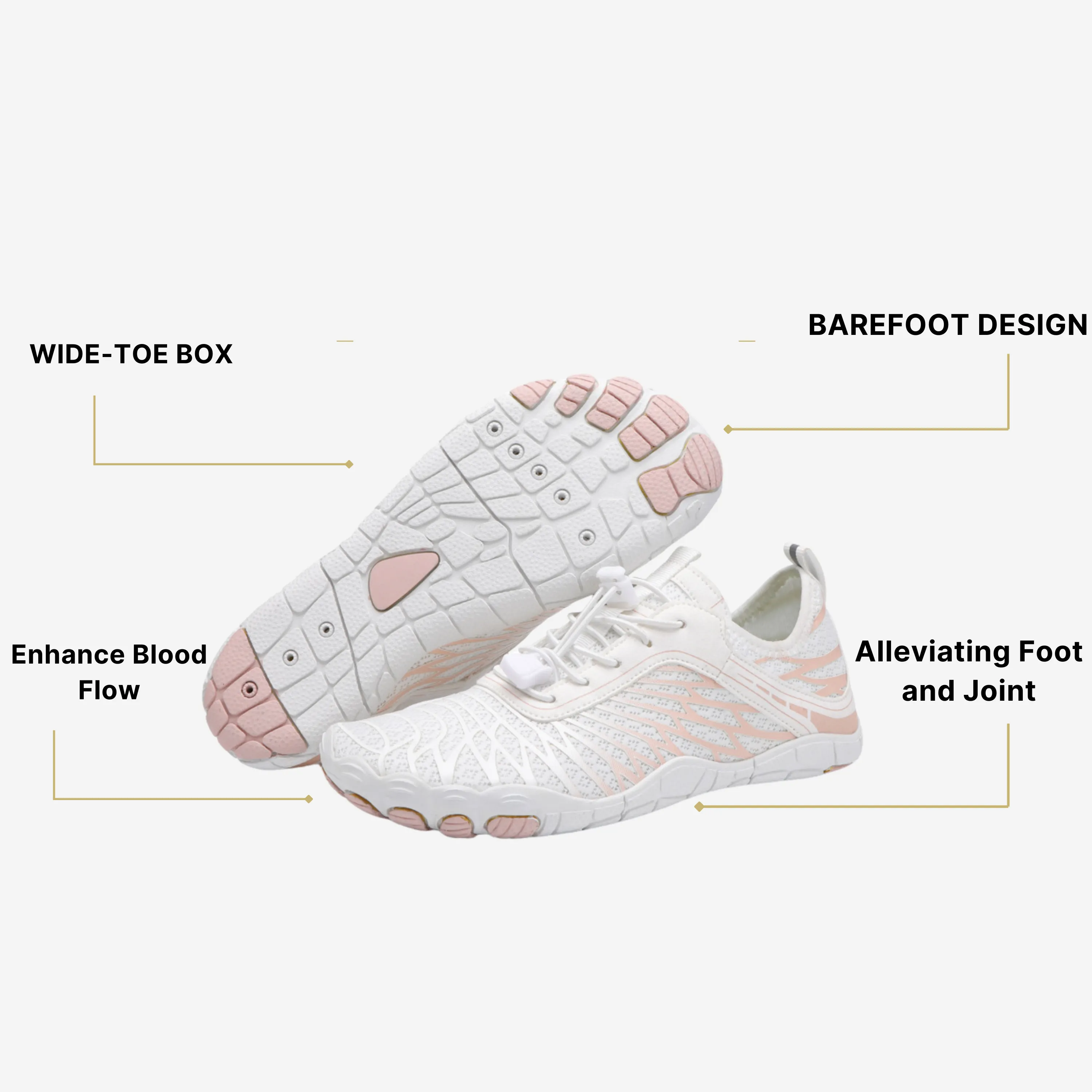 NuBare | Non-Slip Barefoot Shoes for Healthy Feet (Unisex)