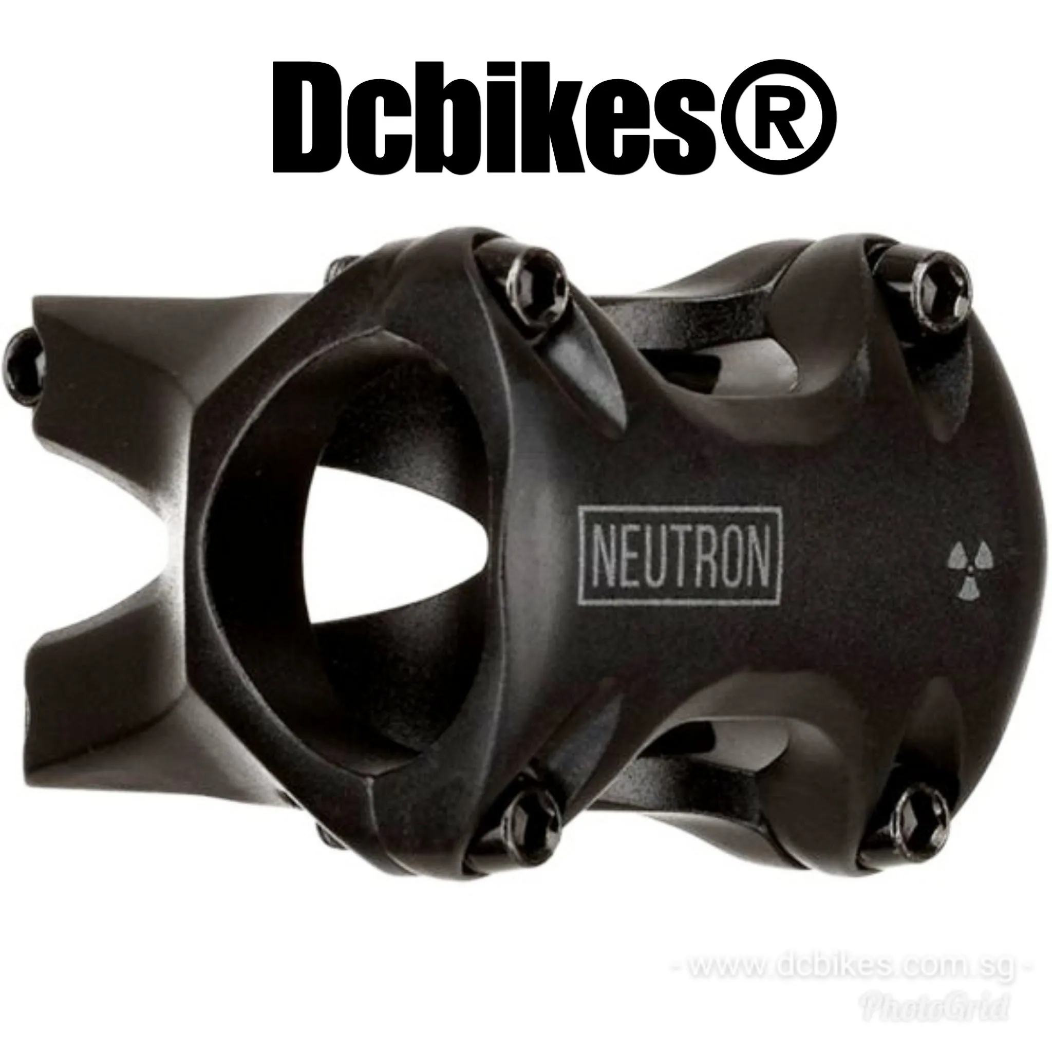 Nukeproof 35mm/45mm Stealth Neutron AM MTB Black Stem 31.8mm/35mm 