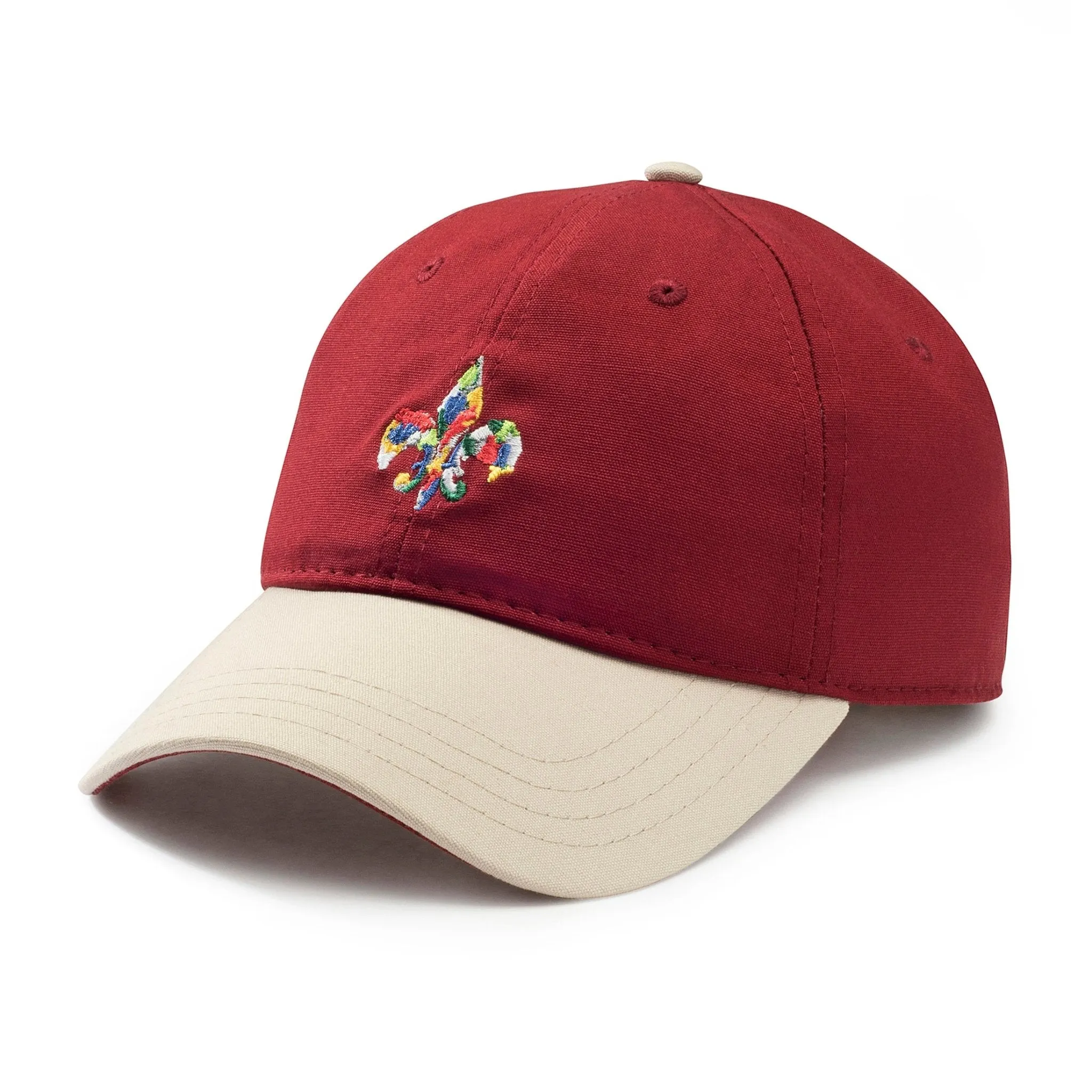 Organic Fleur-de-Lis Dad Cap