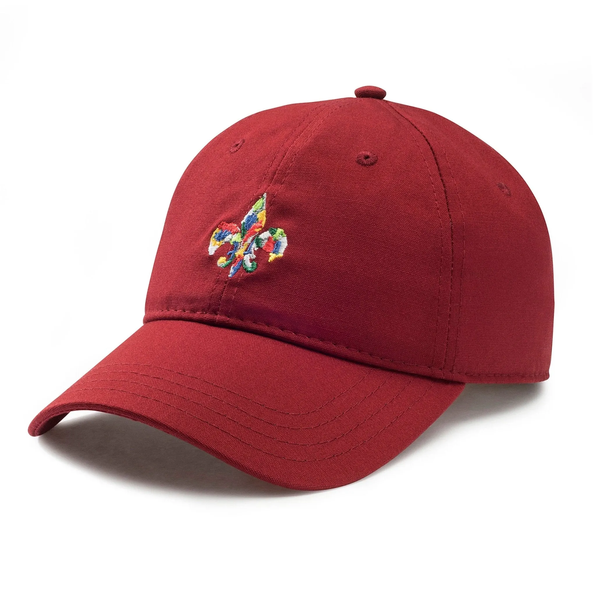 Organic Fleur-de-Lis Dad Cap