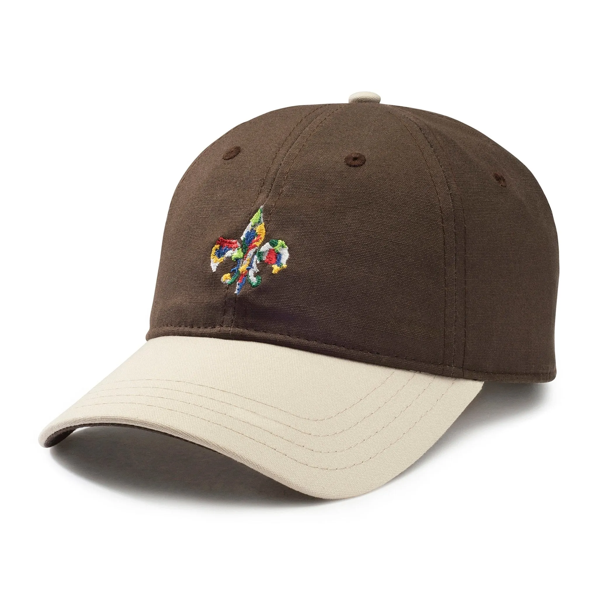 Organic Fleur-de-Lis Dad Cap