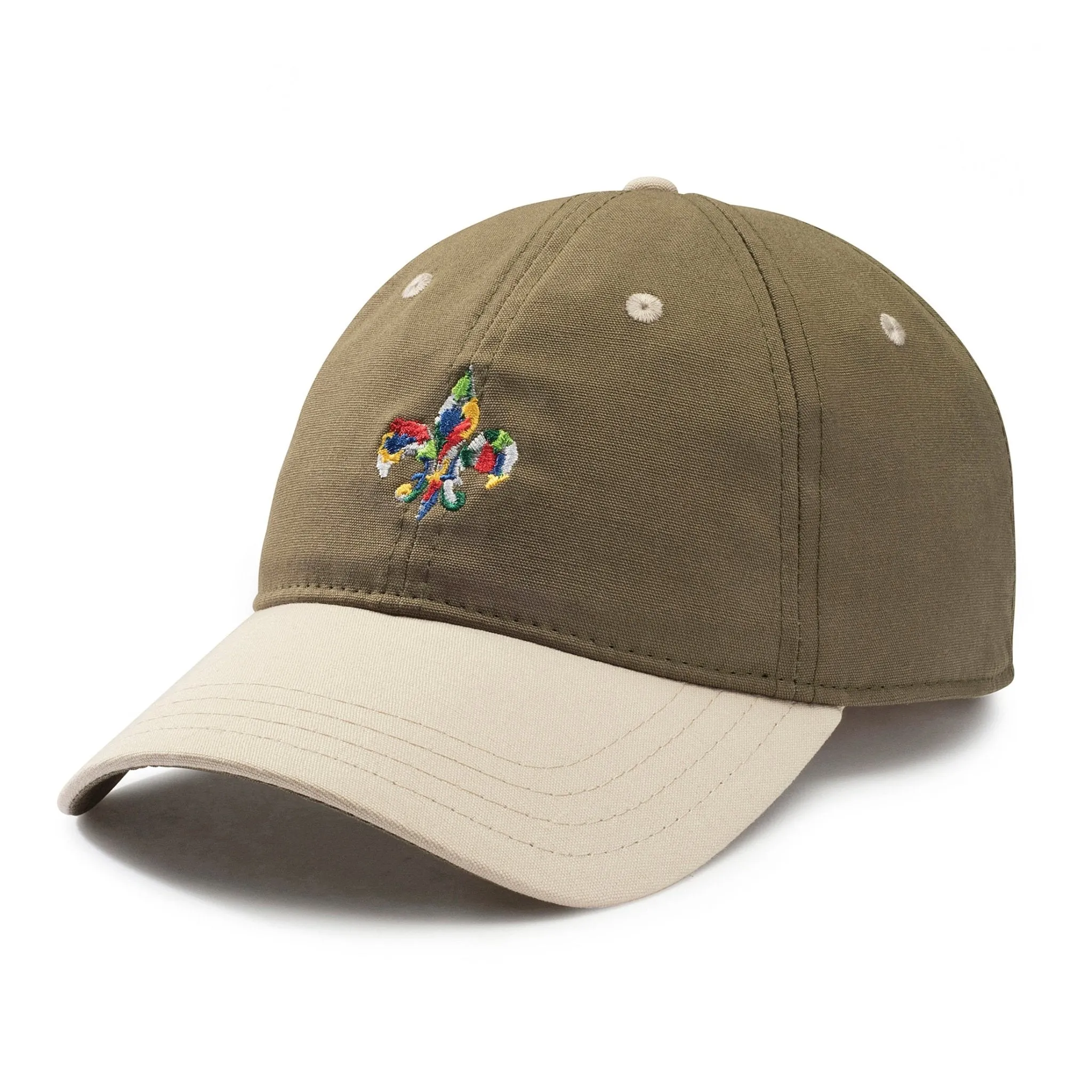 Organic Fleur-de-Lis Dad Cap