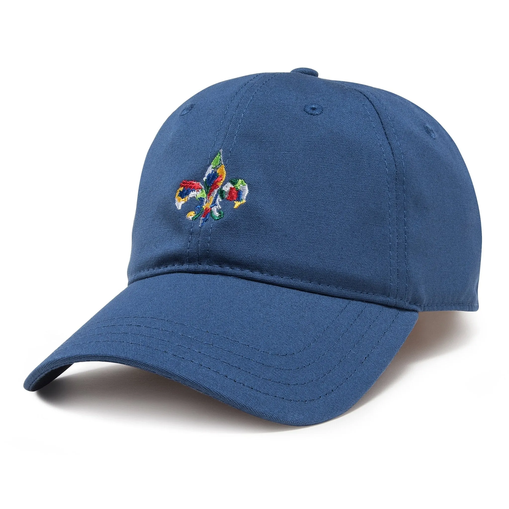 Organic Fleur-de-Lis Dad Cap