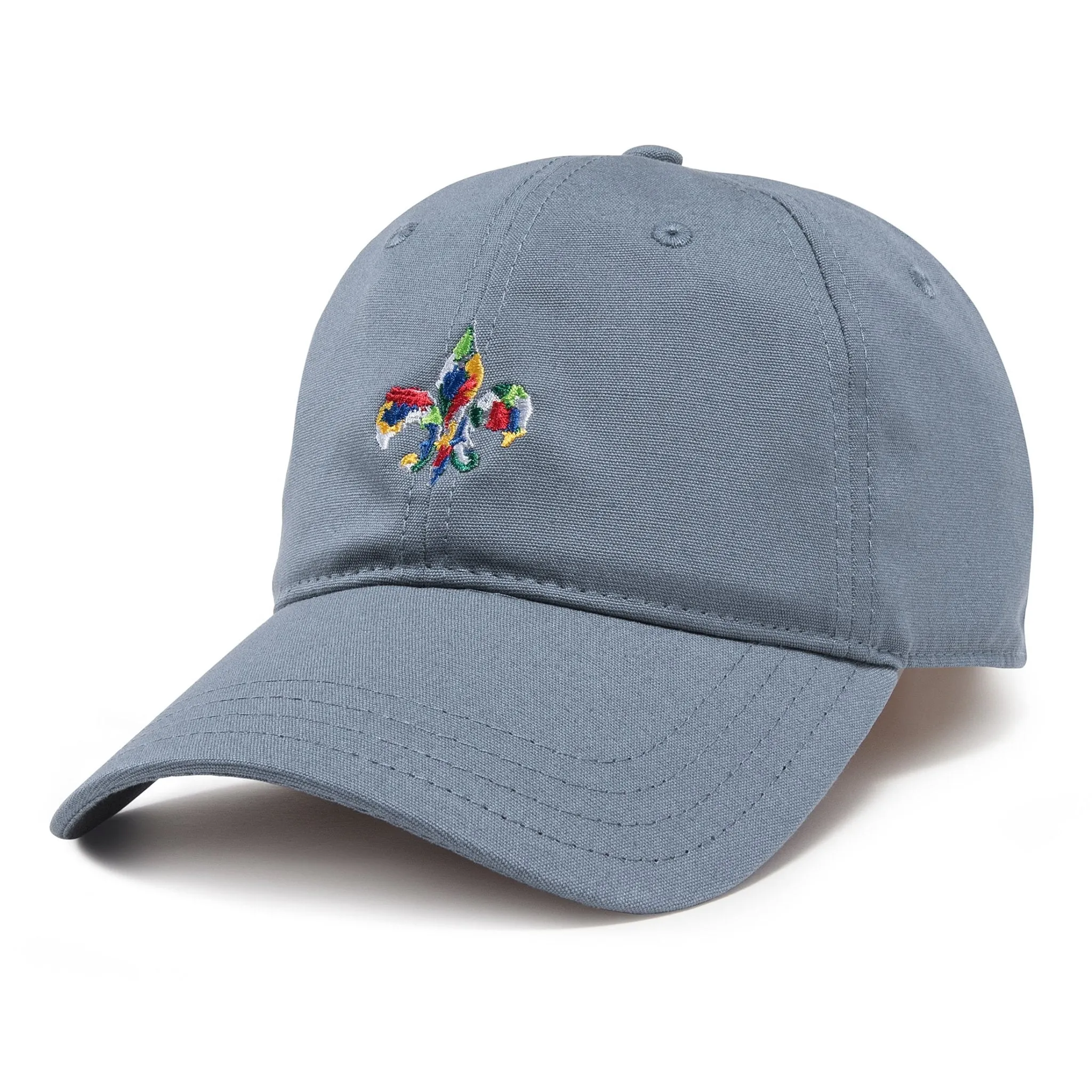 Organic Fleur-de-Lis Dad Cap