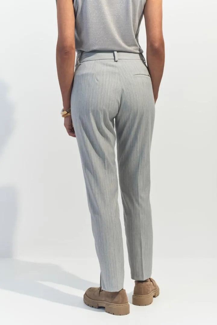 PAN - Pantalon de costume gris rayures tennis