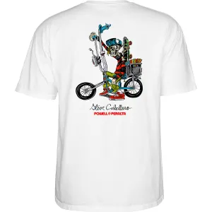 Powell Peralta - Steve Caballero Chopper Bike Tee White