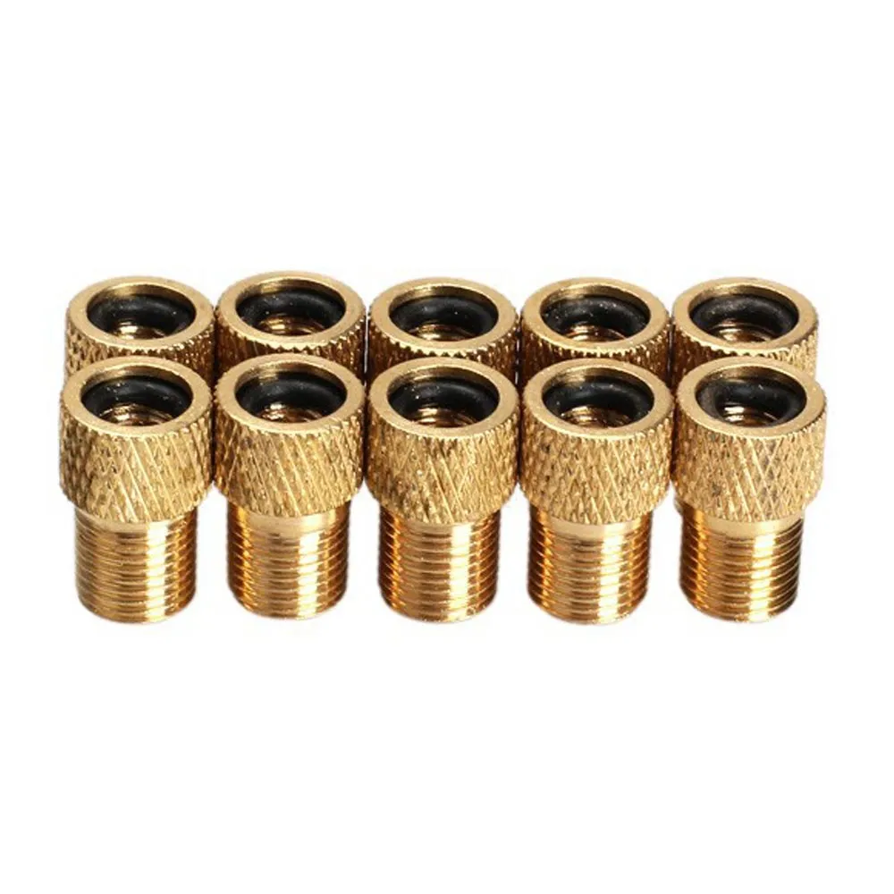 Presta to Schrader Bike Bicycle Pump Tube Valve Adapter Converter x 2pcs
