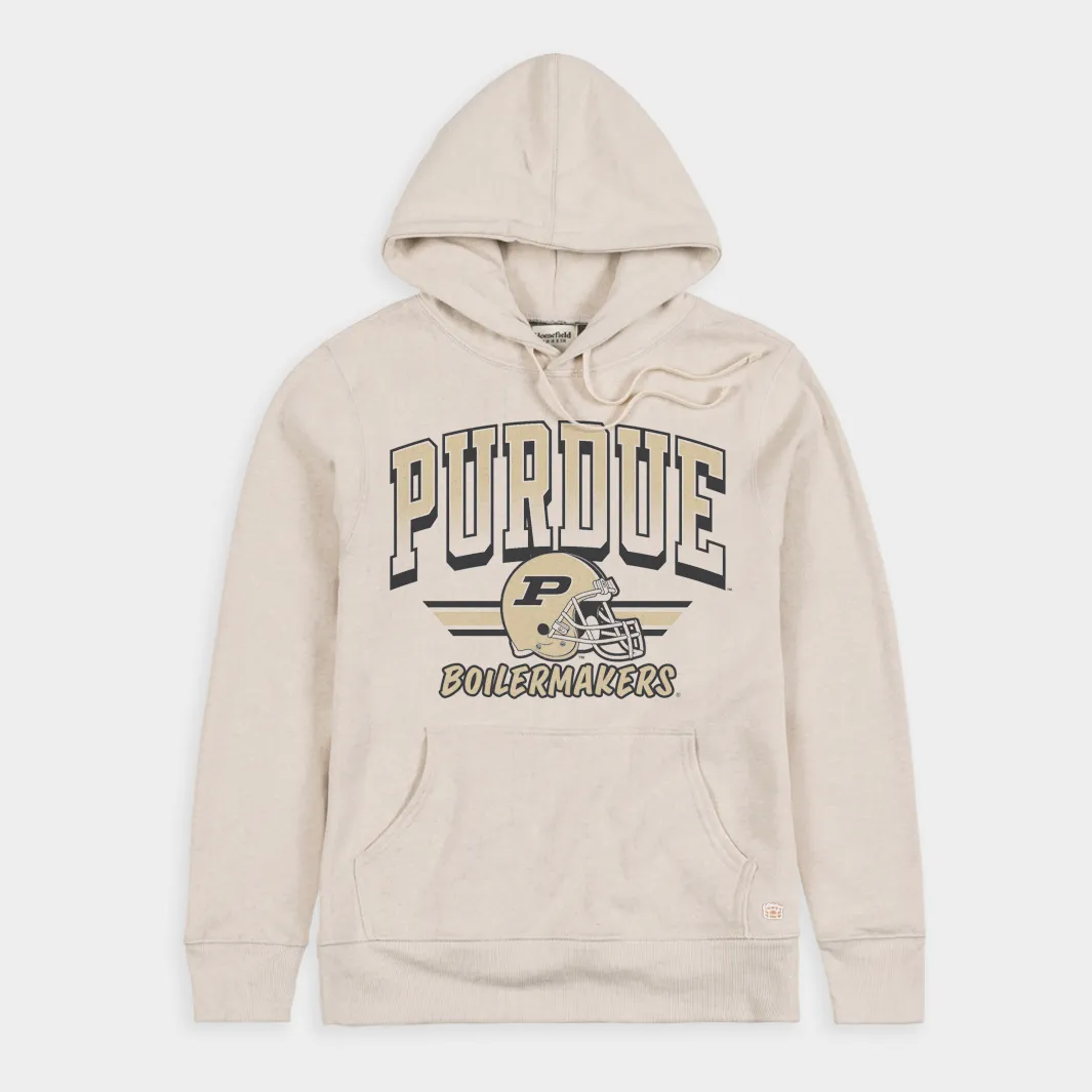 Purdue Football Helmet Throwback Hoodie