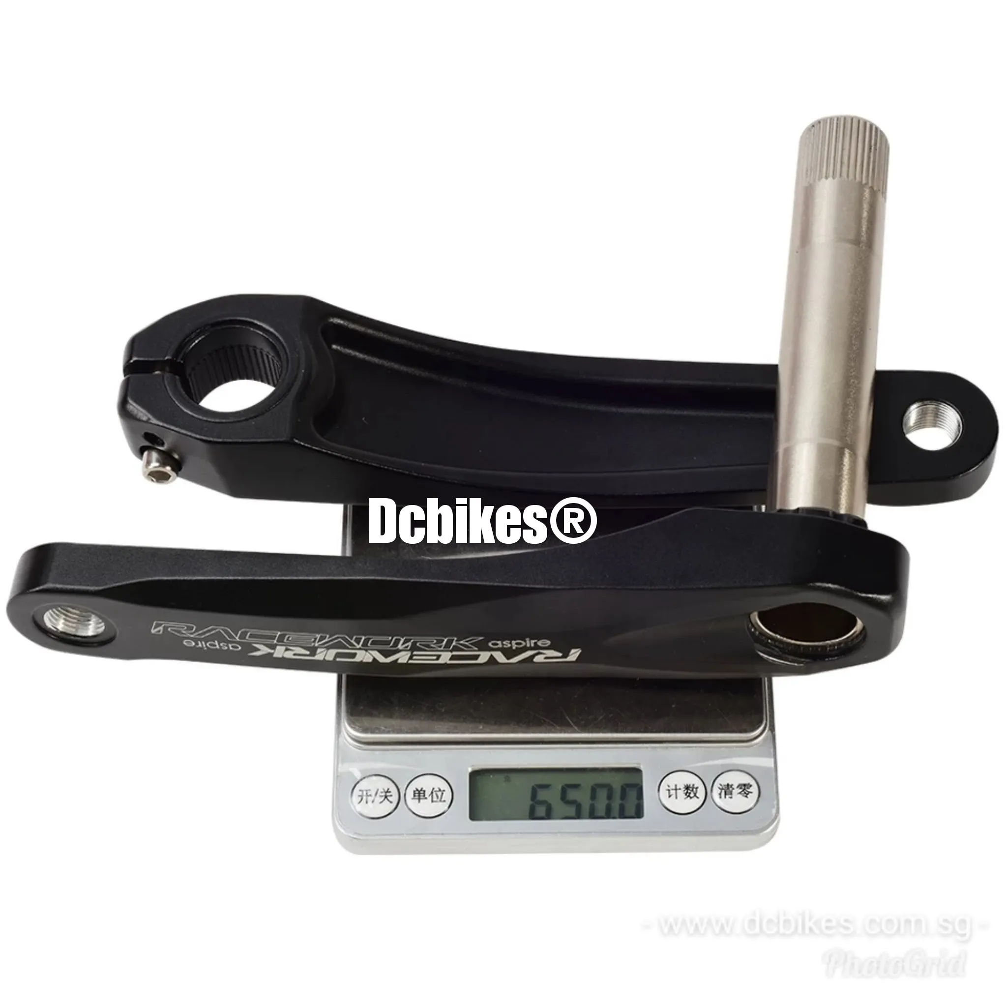 Racework Hollowtech Direct Mount Crank   32T | 34T | 36T | 38T 6mm Chain Ring 6mm Offset   BB Crankset