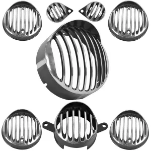 RE Headlight Grill for Royal Enfield Classic 350 BS4 BS6 (Set Of 8pcs)