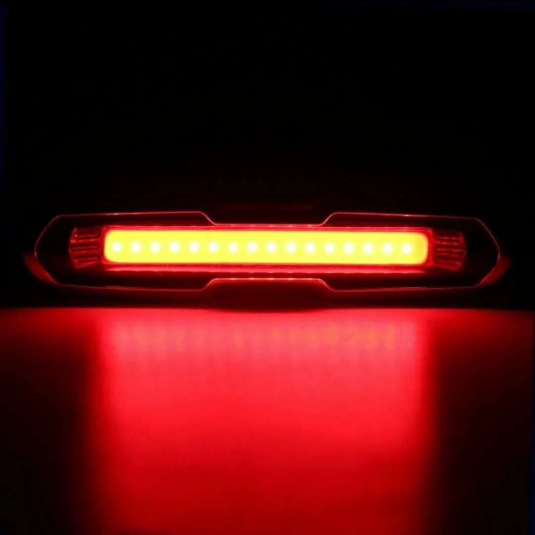 Rechargeable Blue | Red Powerful Bicycle Escooter Police LED Tail Light