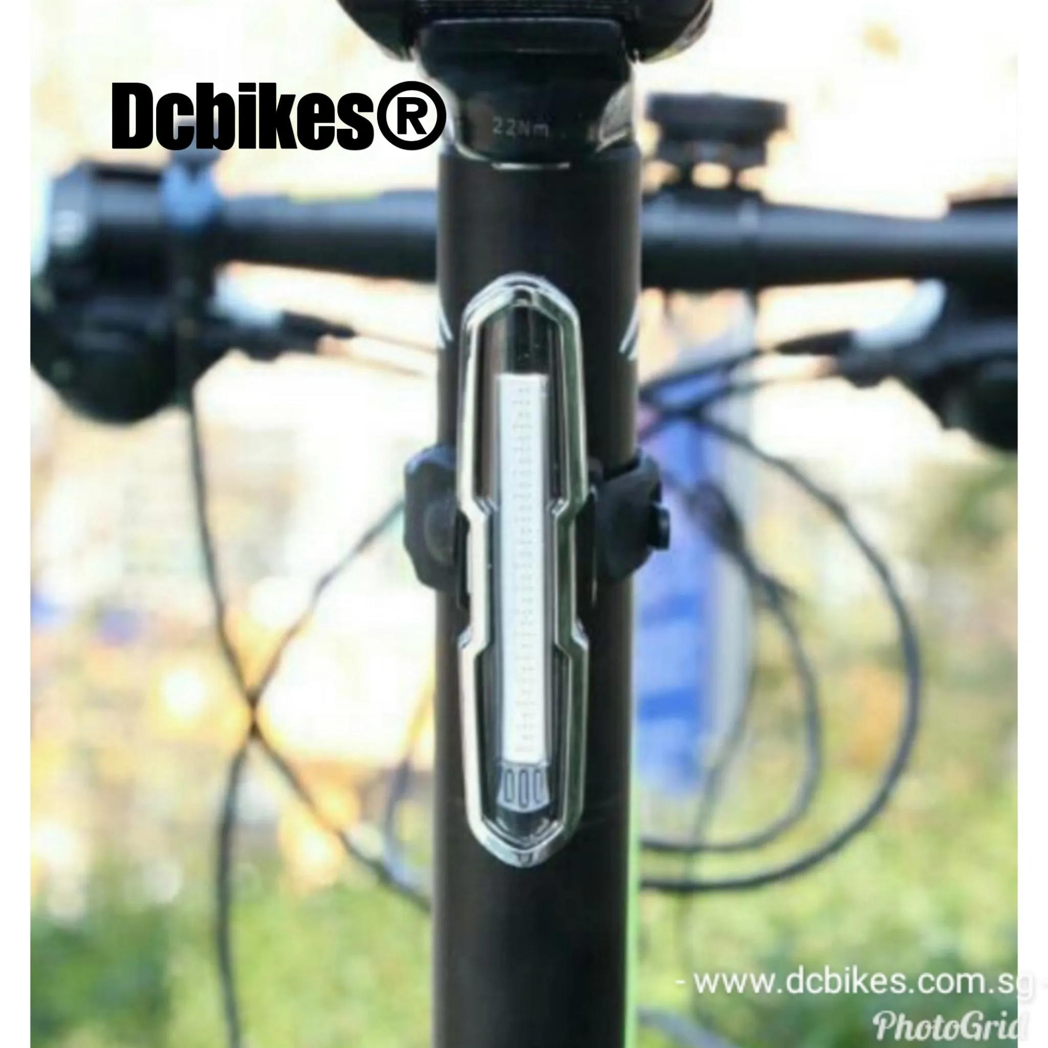 Rechargeable Blue | Red Powerful Bicycle Escooter Police LED Tail Light