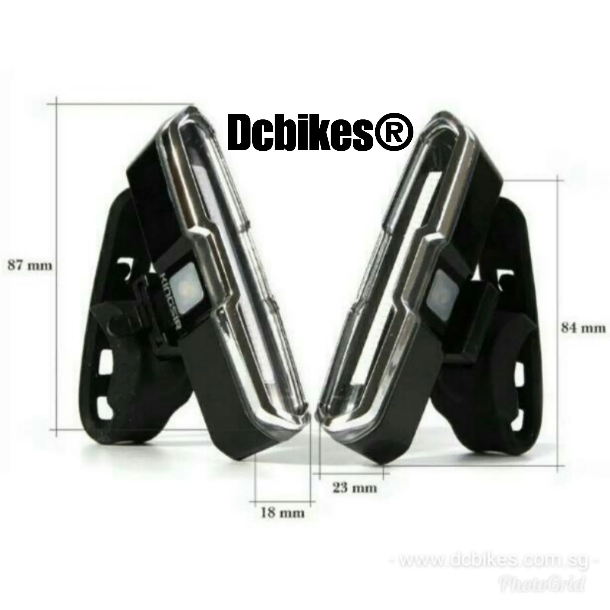 Rechargeable Blue | Red Powerful Bicycle Escooter Police LED Tail Light