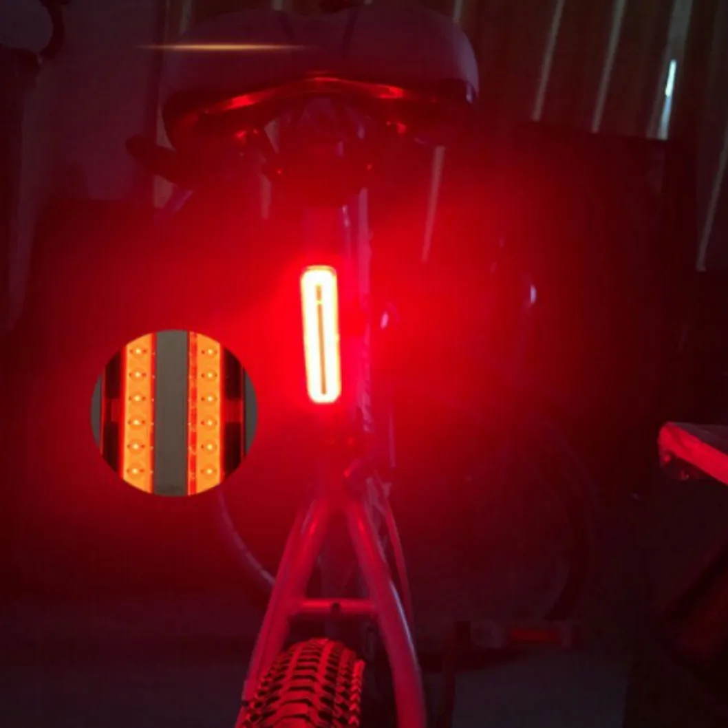 Rechargeable Rear Lights Weatherproof Super Bright COB Lamp 8 Models Led