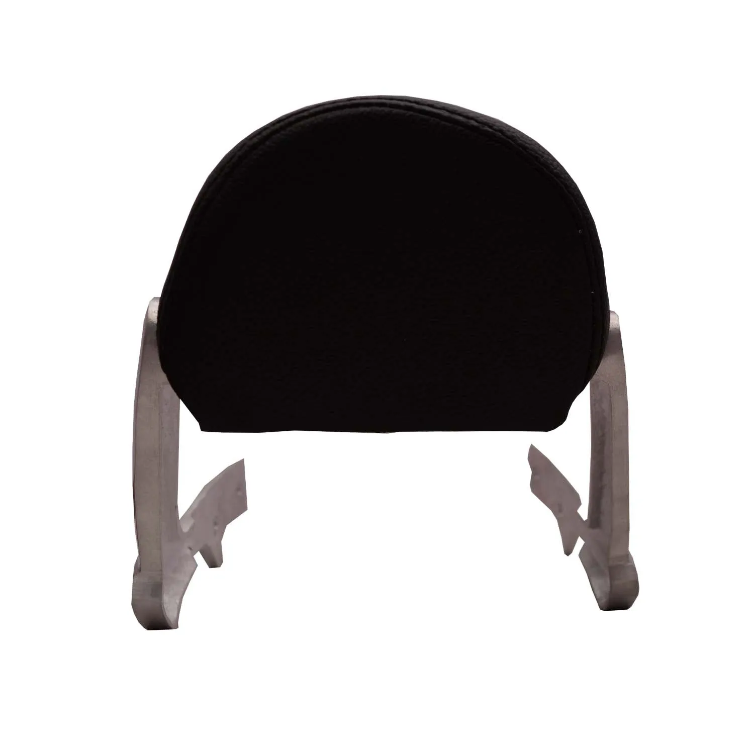 R.J.VON Cushion Backrest for Royal Enfield Classic/Standard/Electra-350/500 (Silver)
