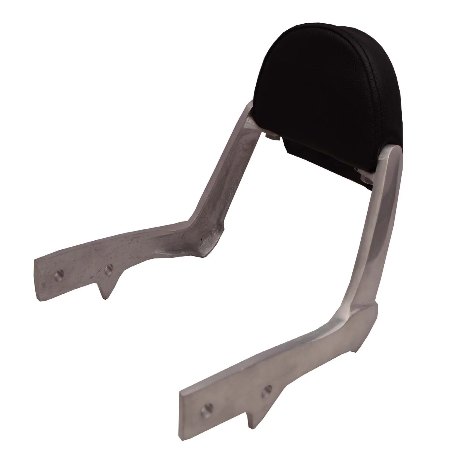 R.J.VON Cushion Backrest for Royal Enfield Classic/Standard/Electra-350/500 (Silver)