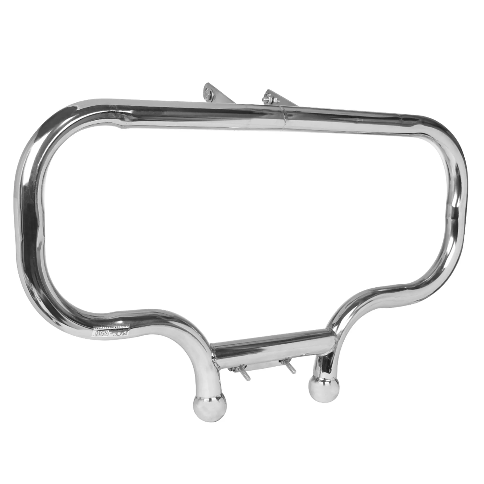 R.J.VON - Customise Stainless steel Leg Guard (Silver) For Royal Enfield