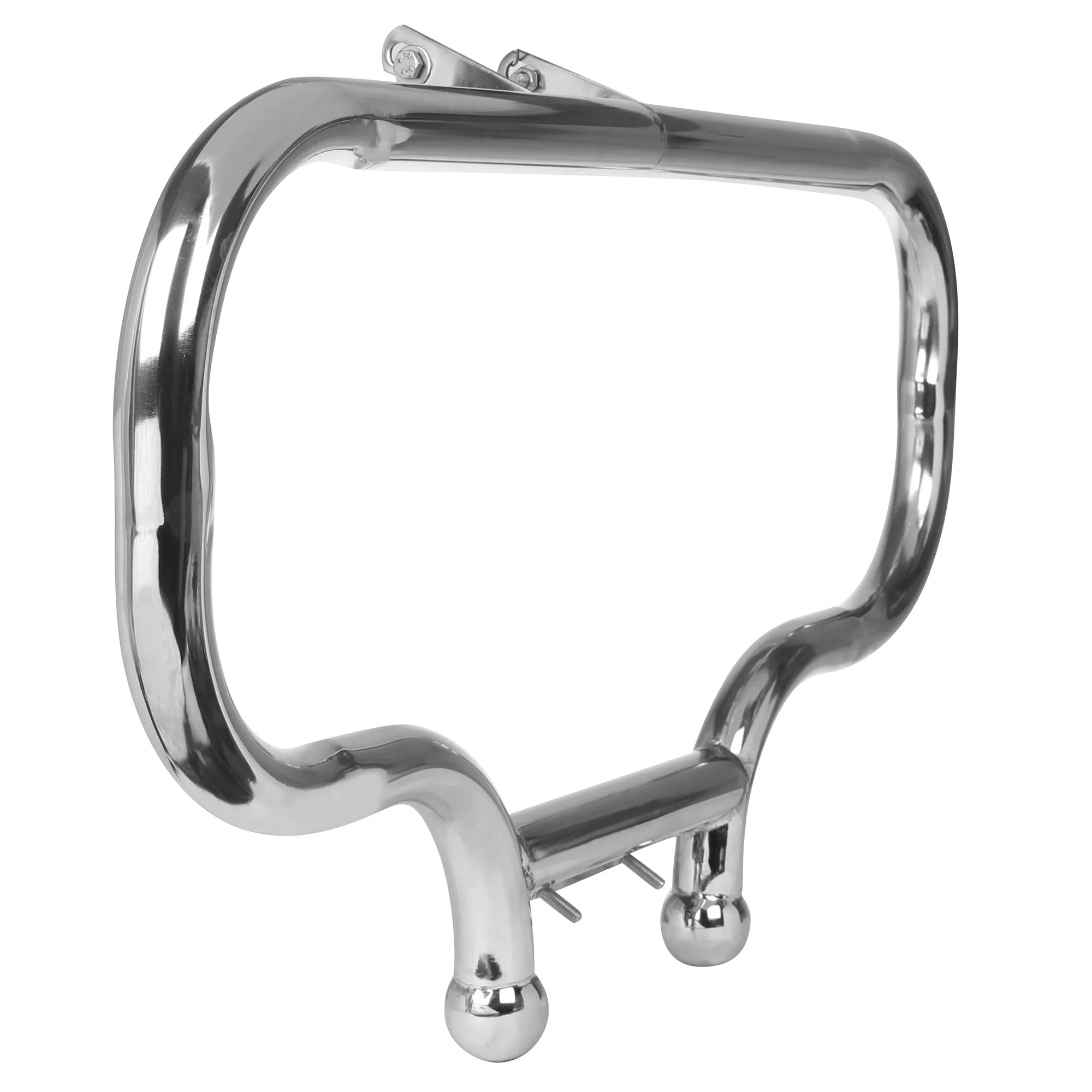 R.J.VON - Customise Stainless steel Leg Guard (Silver) For Royal Enfield