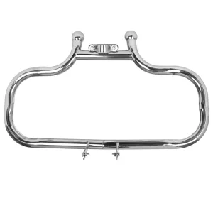 R.J.VON - Customise Stainless steel Leg Guard (Silver) For Royal Enfield