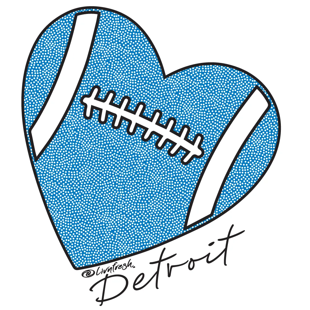 SALE "Love Detroit" Relaxed Fit Classic Crew Unisex Sweatshirt
