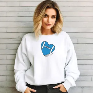 SALE "Love Detroit" Relaxed Fit Classic Crew Unisex Sweatshirt