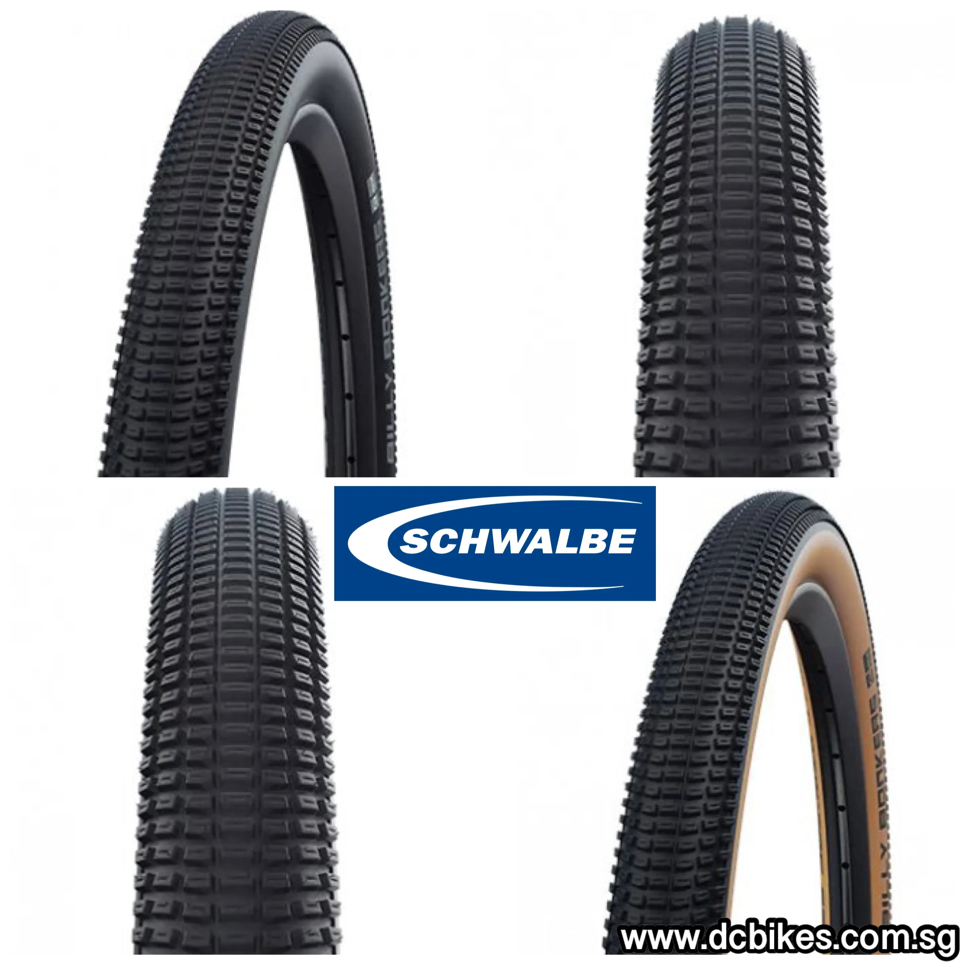 Schwalbe 18 X 2.0 Billy Bonkers Skinwall/Black Birdy Addix Folding Tyres Etrto:50-355 (2 Tires)