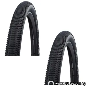 Schwalbe 18 X 2.0 Billy Bonkers Skinwall/Black Birdy Addix Folding Tyres Etrto:50-355 (2 Tires)