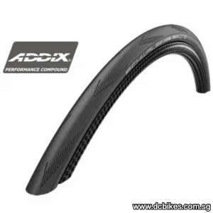 Schwalbe 24 X 0.9 One Addix RaceGuard Folding Tyre Etrto: 23-520 (1 Tire)