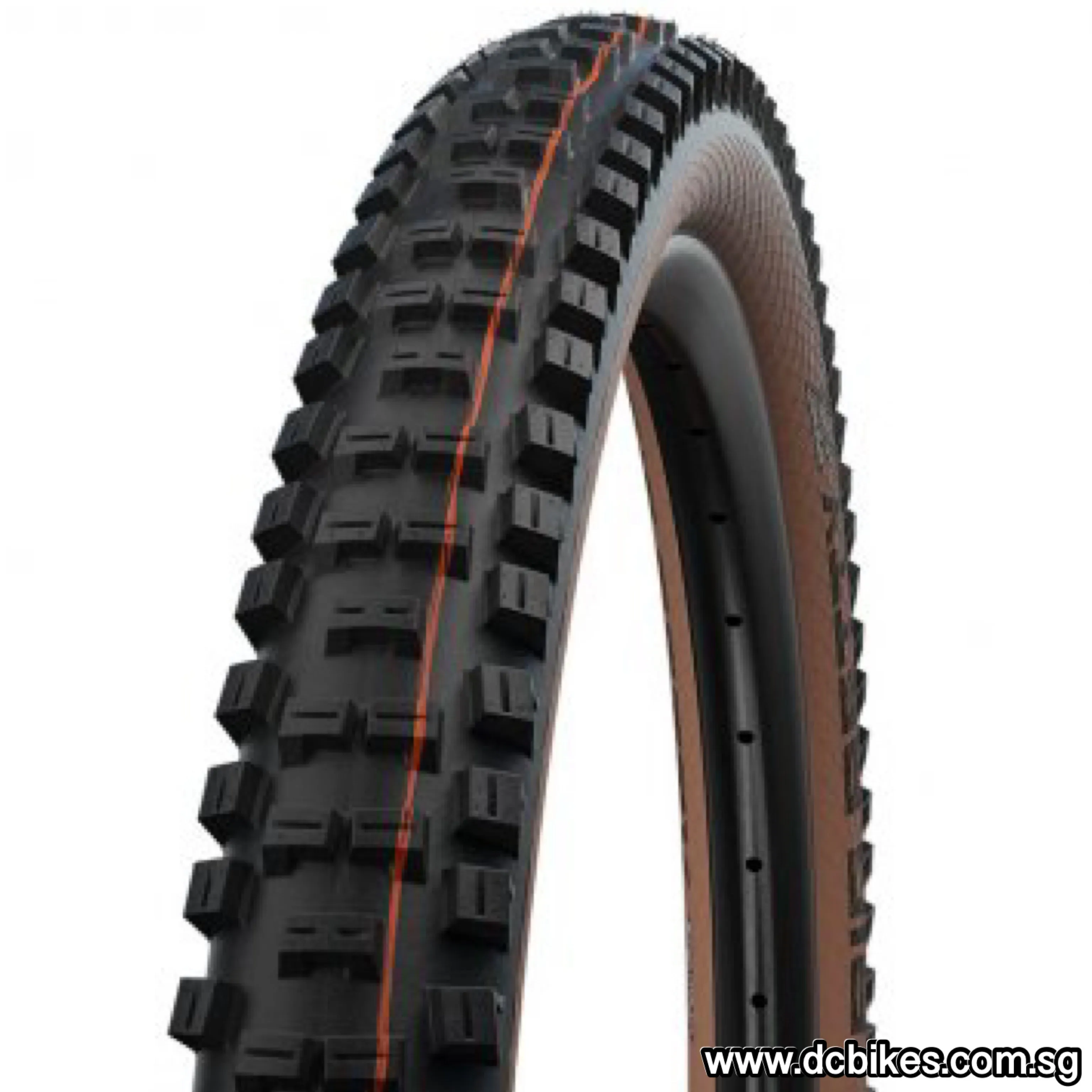 Schwalbe 27.5 | 29 X 2.4 Big Betty Black/Skinwall AddixSoft Folding Tubeless Tyres (1 Tire) 