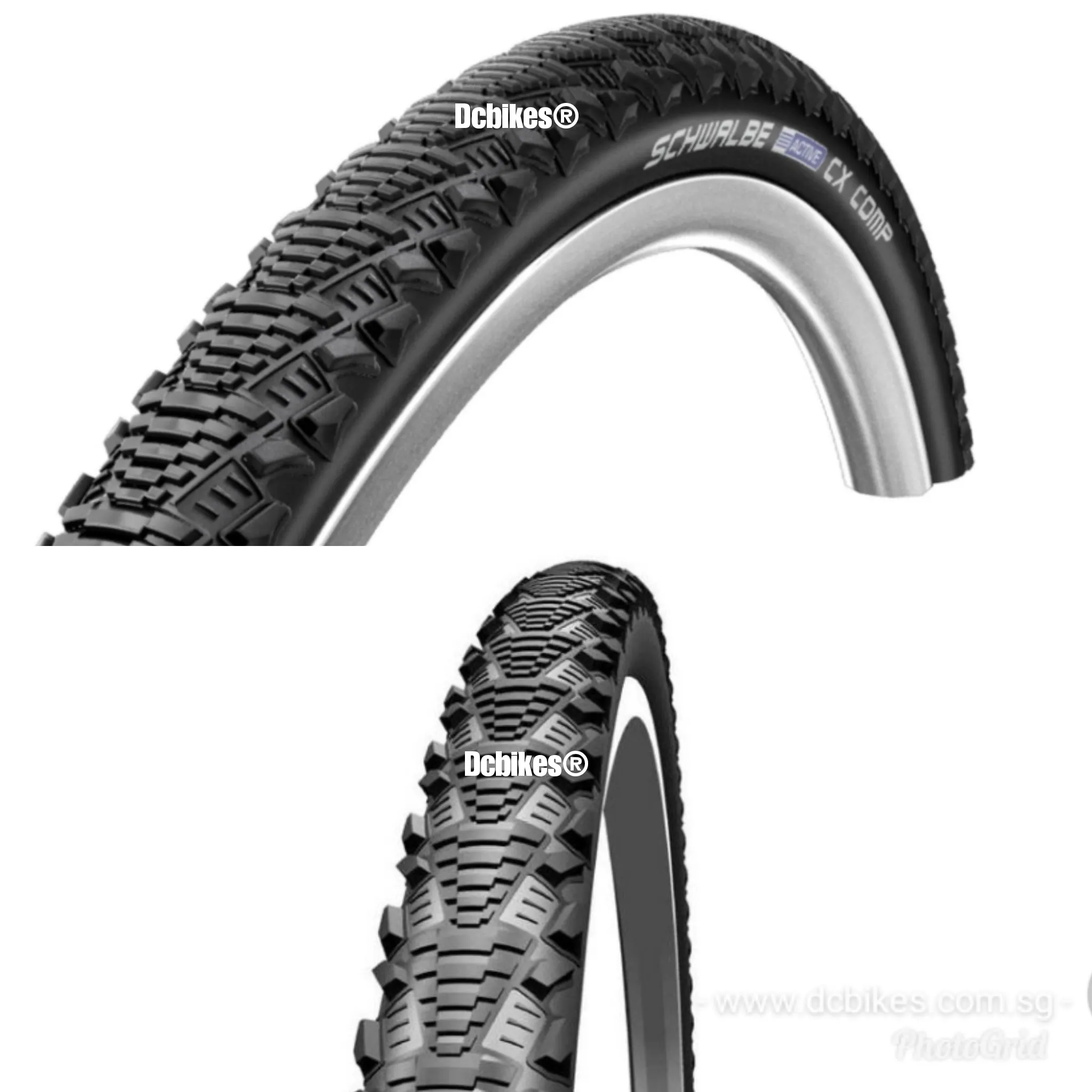 Schwalbe 29 X 1.35 CX Comp 700c X 35c Cyclocross Bike K-Guard Wired Tyres (2 Tires)
