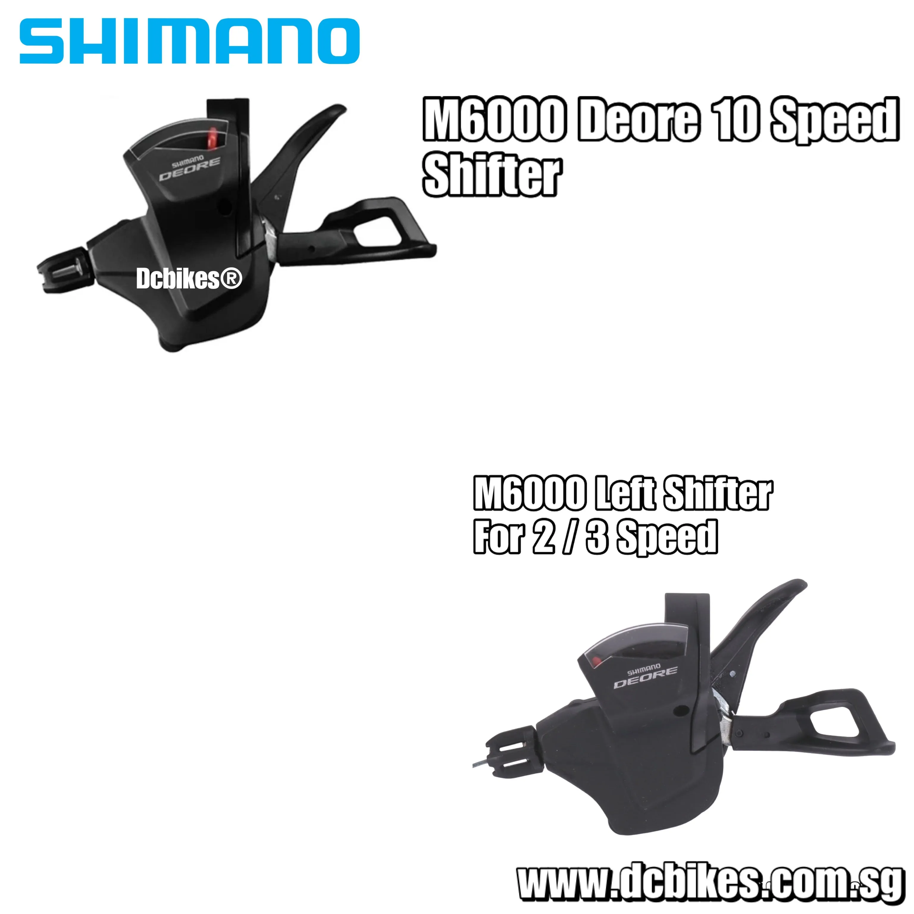 Shimano 2/3 | 10 Speed Deore M6000 Left | Right Shifter Trigger