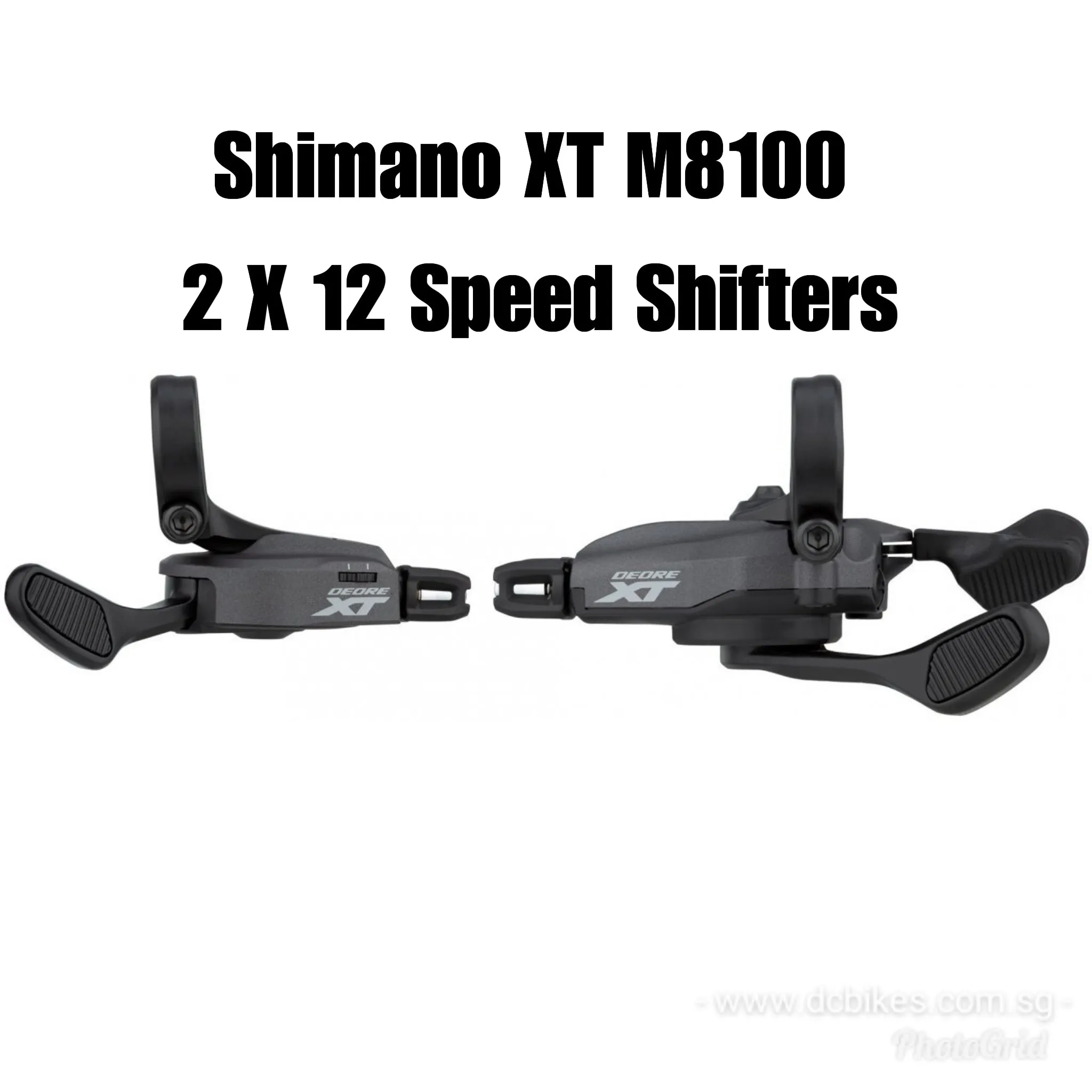 Shimano XT 2 X 12-Speed SL-M8100 MTB Shifter Lever Set